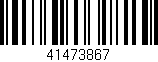 Código de barras (EAN, GTIN, SKU, ISBN): '41473867'
