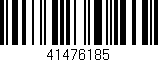 Código de barras (EAN, GTIN, SKU, ISBN): '41476185'