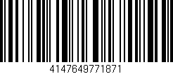 Código de barras (EAN, GTIN, SKU, ISBN): '4147649771871'