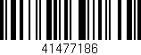 Código de barras (EAN, GTIN, SKU, ISBN): '41477186'