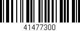 Código de barras (EAN, GTIN, SKU, ISBN): '41477300'