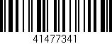 Código de barras (EAN, GTIN, SKU, ISBN): '41477341'