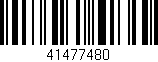 Código de barras (EAN, GTIN, SKU, ISBN): '41477480'