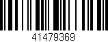 Código de barras (EAN, GTIN, SKU, ISBN): '41479369'