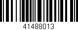 Código de barras (EAN, GTIN, SKU, ISBN): '41488013'