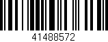 Código de barras (EAN, GTIN, SKU, ISBN): '41488572'