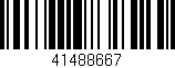 Código de barras (EAN, GTIN, SKU, ISBN): '41488667'
