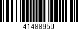 Código de barras (EAN, GTIN, SKU, ISBN): '41488950'