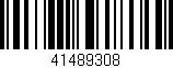 Código de barras (EAN, GTIN, SKU, ISBN): '41489308'