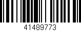 Código de barras (EAN, GTIN, SKU, ISBN): '41489773'