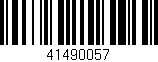 Código de barras (EAN, GTIN, SKU, ISBN): '41490057'