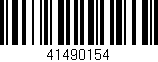 Código de barras (EAN, GTIN, SKU, ISBN): '41490154'