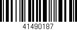 Código de barras (EAN, GTIN, SKU, ISBN): '41490187'
