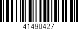 Código de barras (EAN, GTIN, SKU, ISBN): '41490427'