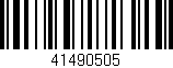 Código de barras (EAN, GTIN, SKU, ISBN): '41490505'
