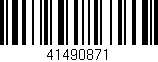 Código de barras (EAN, GTIN, SKU, ISBN): '41490871'