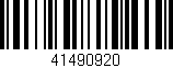 Código de barras (EAN, GTIN, SKU, ISBN): '41490920'
