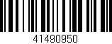 Código de barras (EAN, GTIN, SKU, ISBN): '41490950'