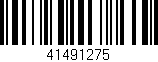 Código de barras (EAN, GTIN, SKU, ISBN): '41491275'
