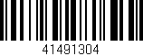 Código de barras (EAN, GTIN, SKU, ISBN): '41491304'