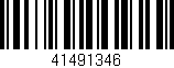 Código de barras (EAN, GTIN, SKU, ISBN): '41491346'