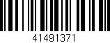 Código de barras (EAN, GTIN, SKU, ISBN): '41491371'