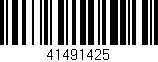 Código de barras (EAN, GTIN, SKU, ISBN): '41491425'