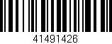 Código de barras (EAN, GTIN, SKU, ISBN): '41491426'