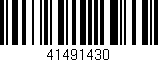 Código de barras (EAN, GTIN, SKU, ISBN): '41491430'
