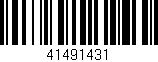 Código de barras (EAN, GTIN, SKU, ISBN): '41491431'