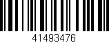 Código de barras (EAN, GTIN, SKU, ISBN): '41493476'