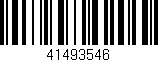 Código de barras (EAN, GTIN, SKU, ISBN): '41493546'