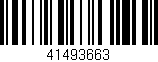 Código de barras (EAN, GTIN, SKU, ISBN): '41493663'
