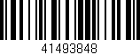 Código de barras (EAN, GTIN, SKU, ISBN): '41493848'