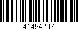 Código de barras (EAN, GTIN, SKU, ISBN): '41494207'