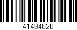 Código de barras (EAN, GTIN, SKU, ISBN): '41494620'