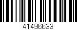 Código de barras (EAN, GTIN, SKU, ISBN): '41496633'