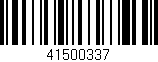 Código de barras (EAN, GTIN, SKU, ISBN): '41500337'