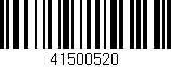 Código de barras (EAN, GTIN, SKU, ISBN): '41500520'