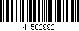 Código de barras (EAN, GTIN, SKU, ISBN): '41502992'