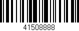 Código de barras (EAN, GTIN, SKU, ISBN): '41508888'