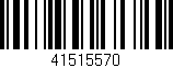 Código de barras (EAN, GTIN, SKU, ISBN): '41515570'