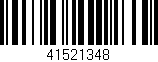 Código de barras (EAN, GTIN, SKU, ISBN): '41521348'