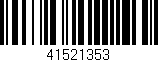 Código de barras (EAN, GTIN, SKU, ISBN): '41521353'