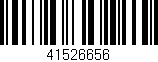 Código de barras (EAN, GTIN, SKU, ISBN): '41526656'