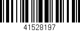 Código de barras (EAN, GTIN, SKU, ISBN): '41528197'