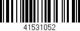 Código de barras (EAN, GTIN, SKU, ISBN): '41531052'