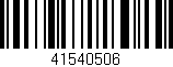 Código de barras (EAN, GTIN, SKU, ISBN): '41540506'