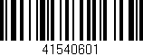 Código de barras (EAN, GTIN, SKU, ISBN): '41540601'