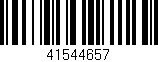 Código de barras (EAN, GTIN, SKU, ISBN): '41544657'